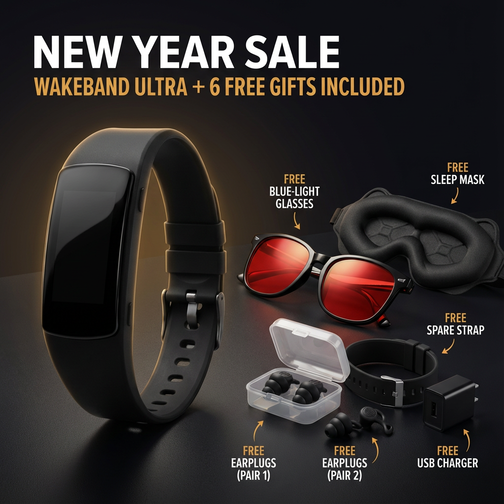 WakeBand - Silent Alarm Wake-Up Wristband